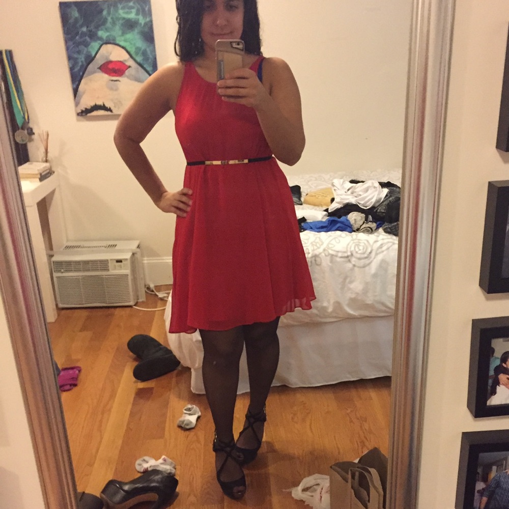 Ark & Co Sleeveless Red Dress